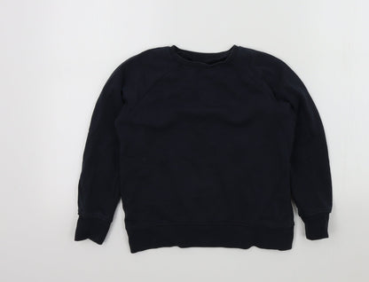 NEXT Boys Blue Colourblock  Pullover Jumper Size 7 Years