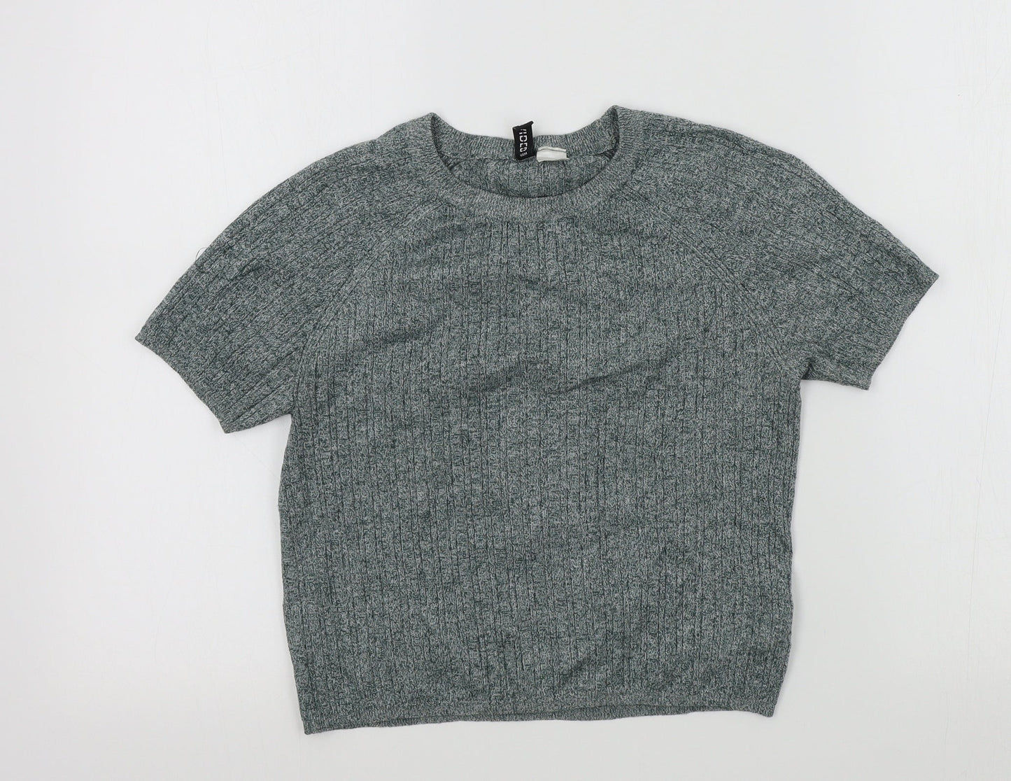 Womens UK Size M H&M Green Pullover Jumper