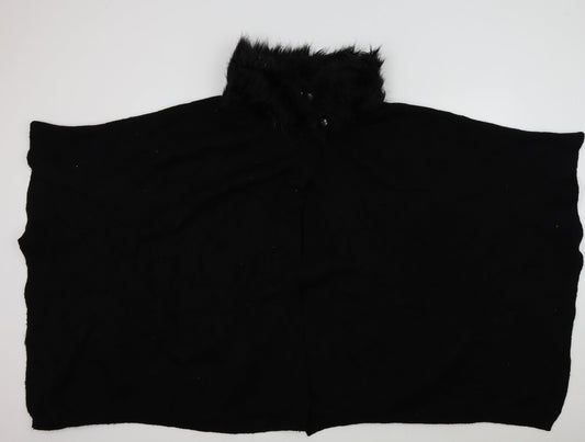 Womens UK Size One Size M&S Black Wrap Jumper