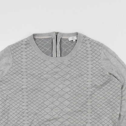 Womens UK Size L Country Casuals Grey Pullover Jumper