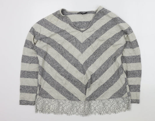 F&F Womens Grey   Pullover Jumper Size 14