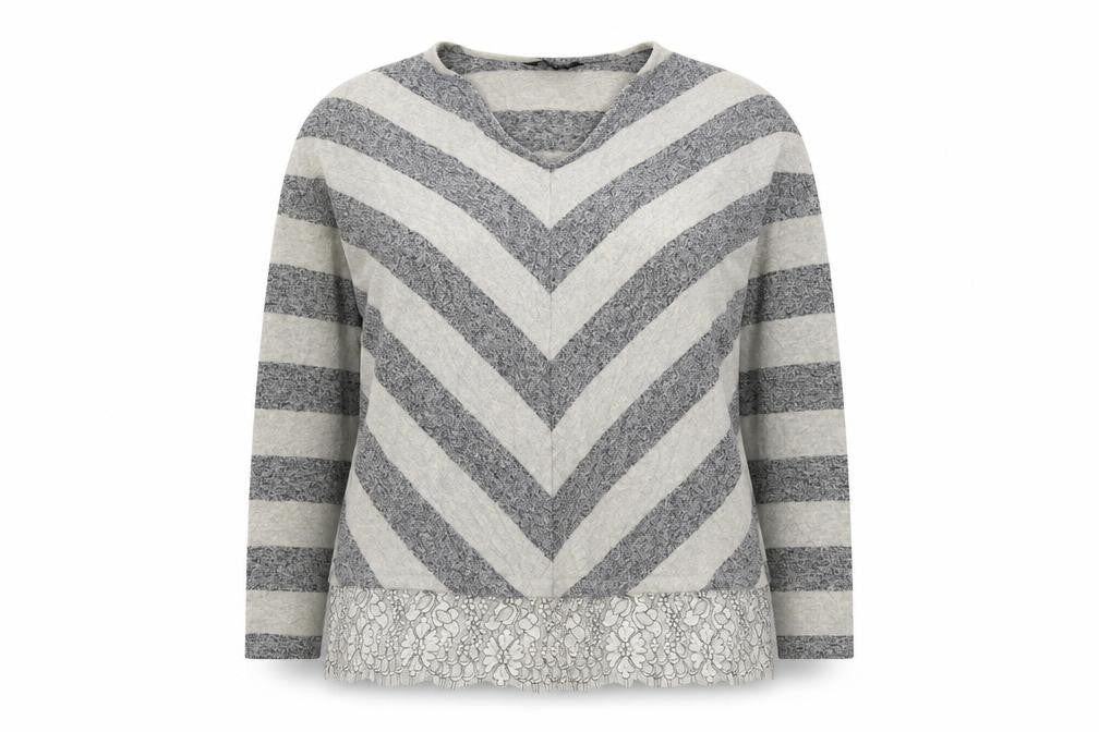 Womens UK Size 14 F&F Grey Pullover Jumper