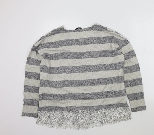 F&F Womens Grey   Pullover Jumper Size 14
