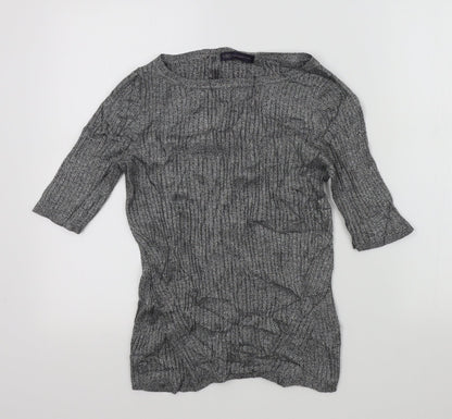 Womens UK Size 12 M&S Grey Pullover Jumper
