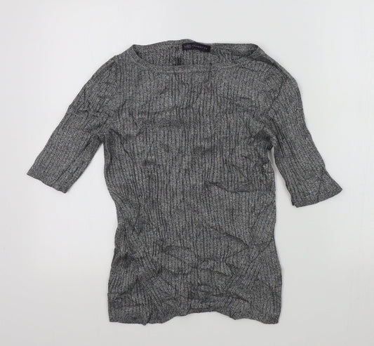 Womens UK Size 12 M&S Grey Pullover Jumper