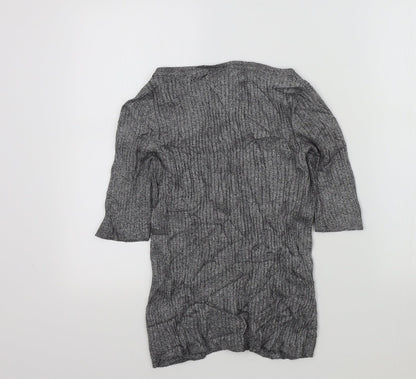 Womens UK Size 12 M&S Grey Pullover Jumper