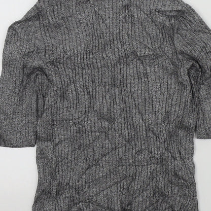 Womens UK Size 12 M&S Grey Pullover Jumper