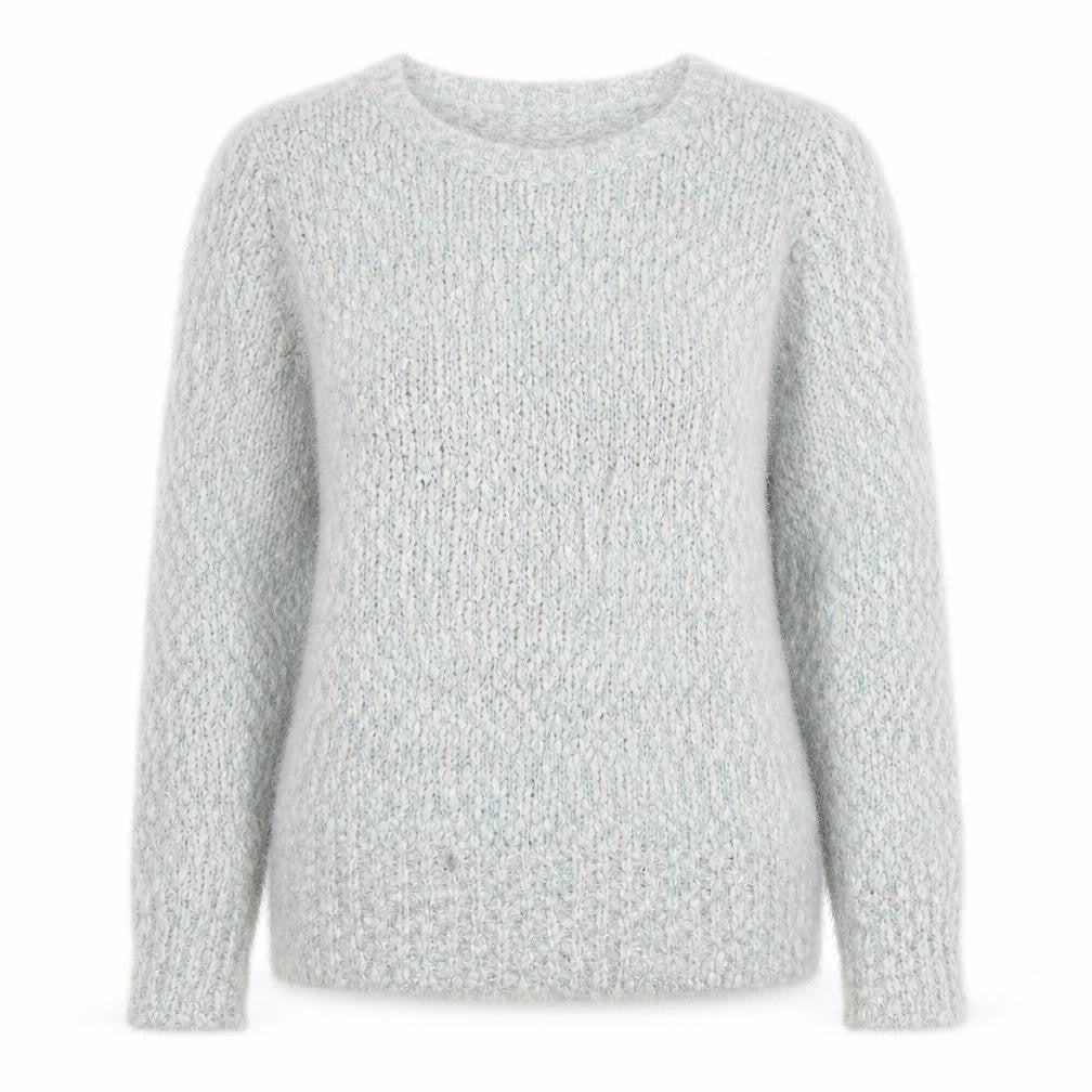 Womens UK Size 14 isle essentials Blue Pullover Jumper
