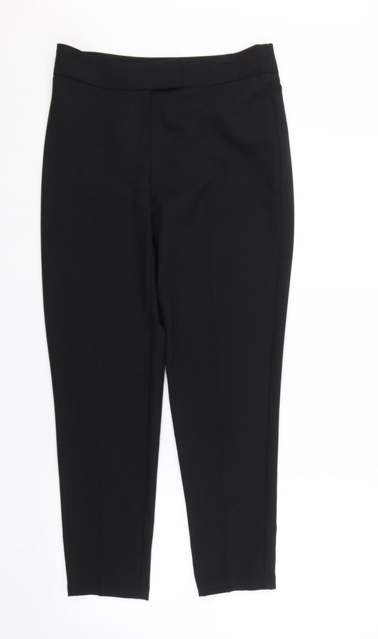 George Womens Black   Trousers  Size 8 L25 in