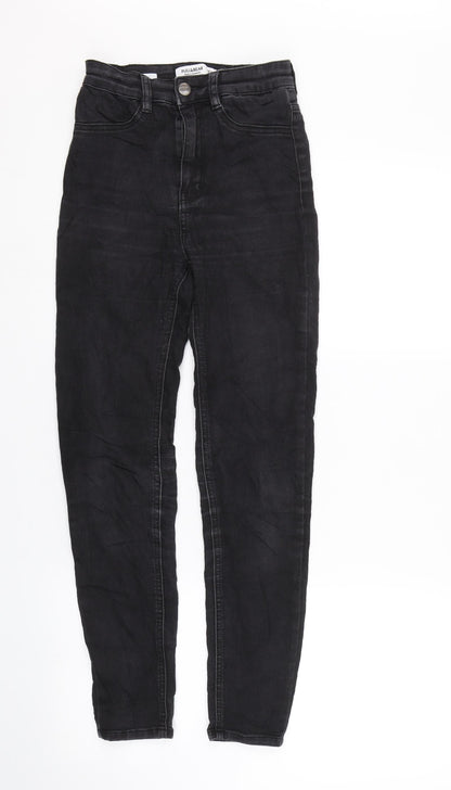 Pull&Bear Womens Black  Denim Skinny Jeans Size 4 L25 in