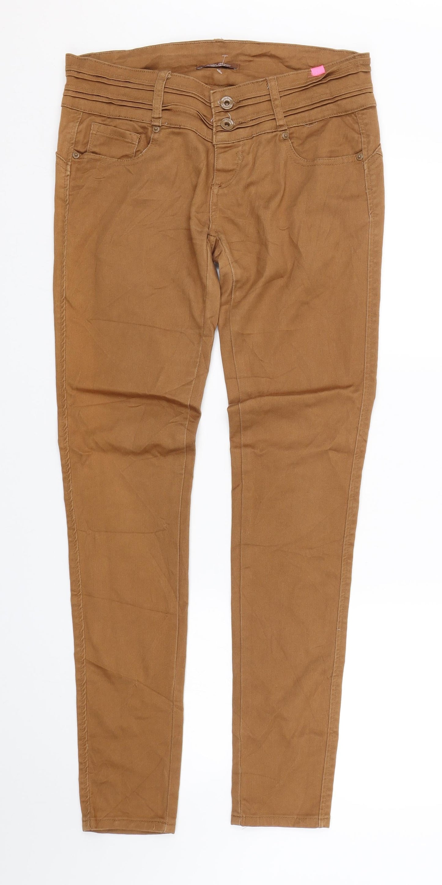 Blue Rags Womens Brown  Denim Skinny Jeans Size 30 L30.5 in