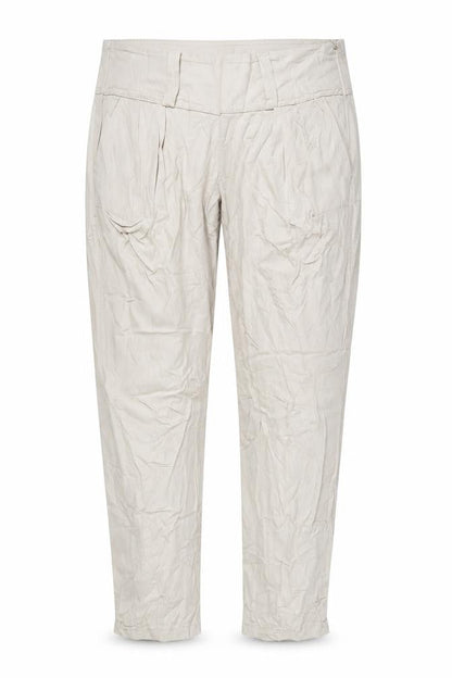 Womens UK Size S Preworn Regular Fit  Beige Trousers