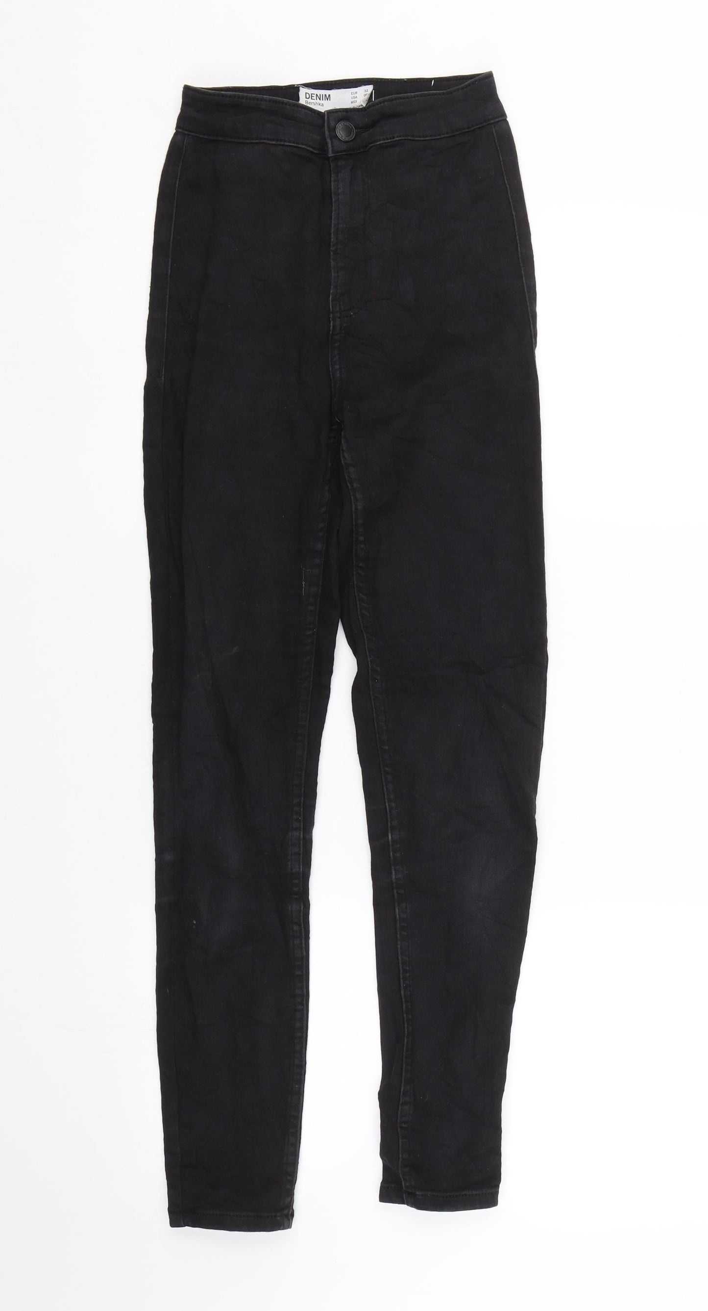 Denim Bershka Womens Black  Denim Skinny Jeans Size 4 L26.5 in