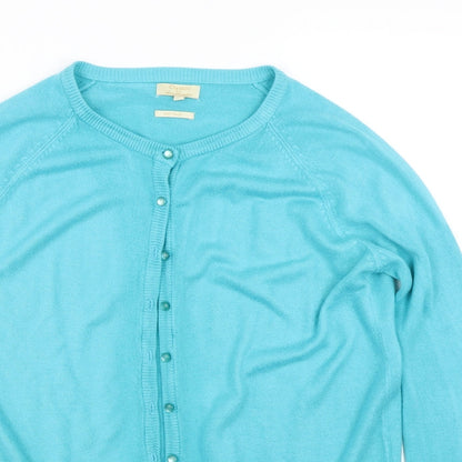 Womens UK Size M sarah hamilton Blue Cardigan Jumper