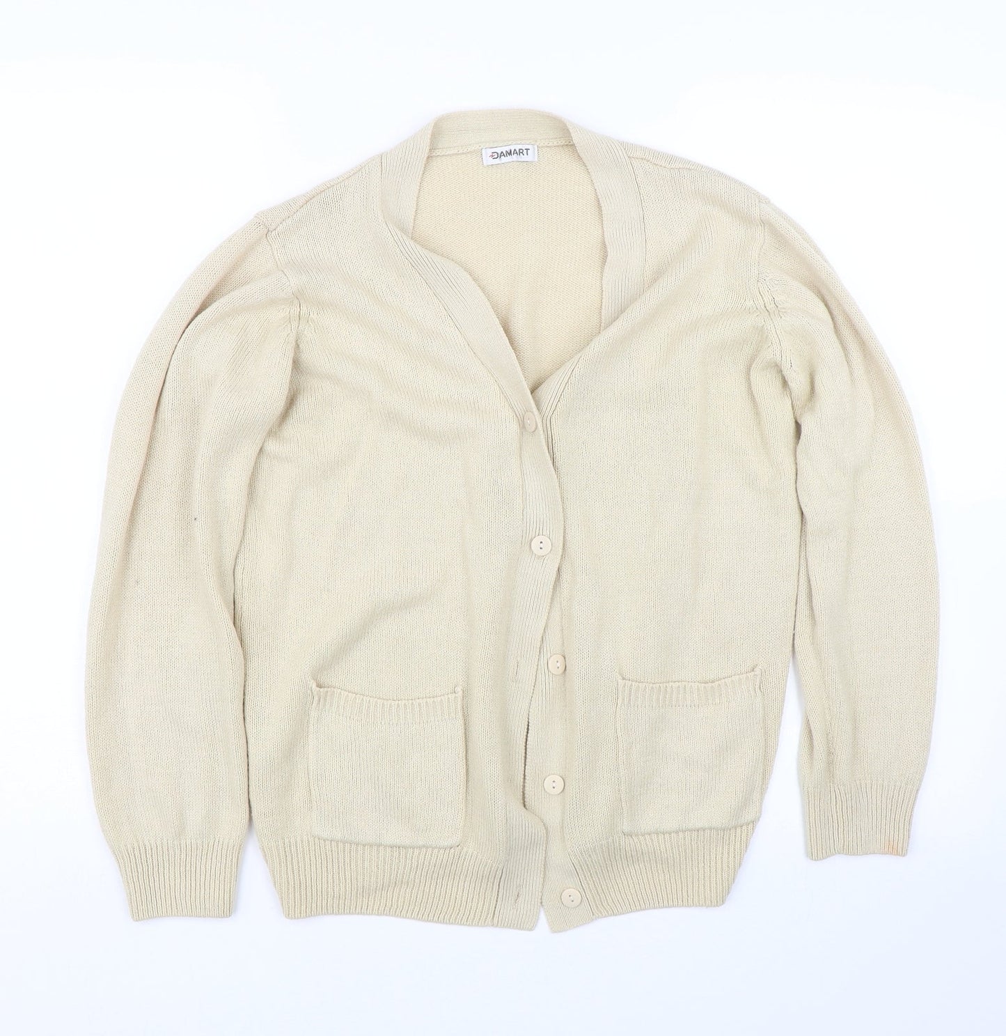 Damart Womens Beige   Cardigan Jumper Size 10
