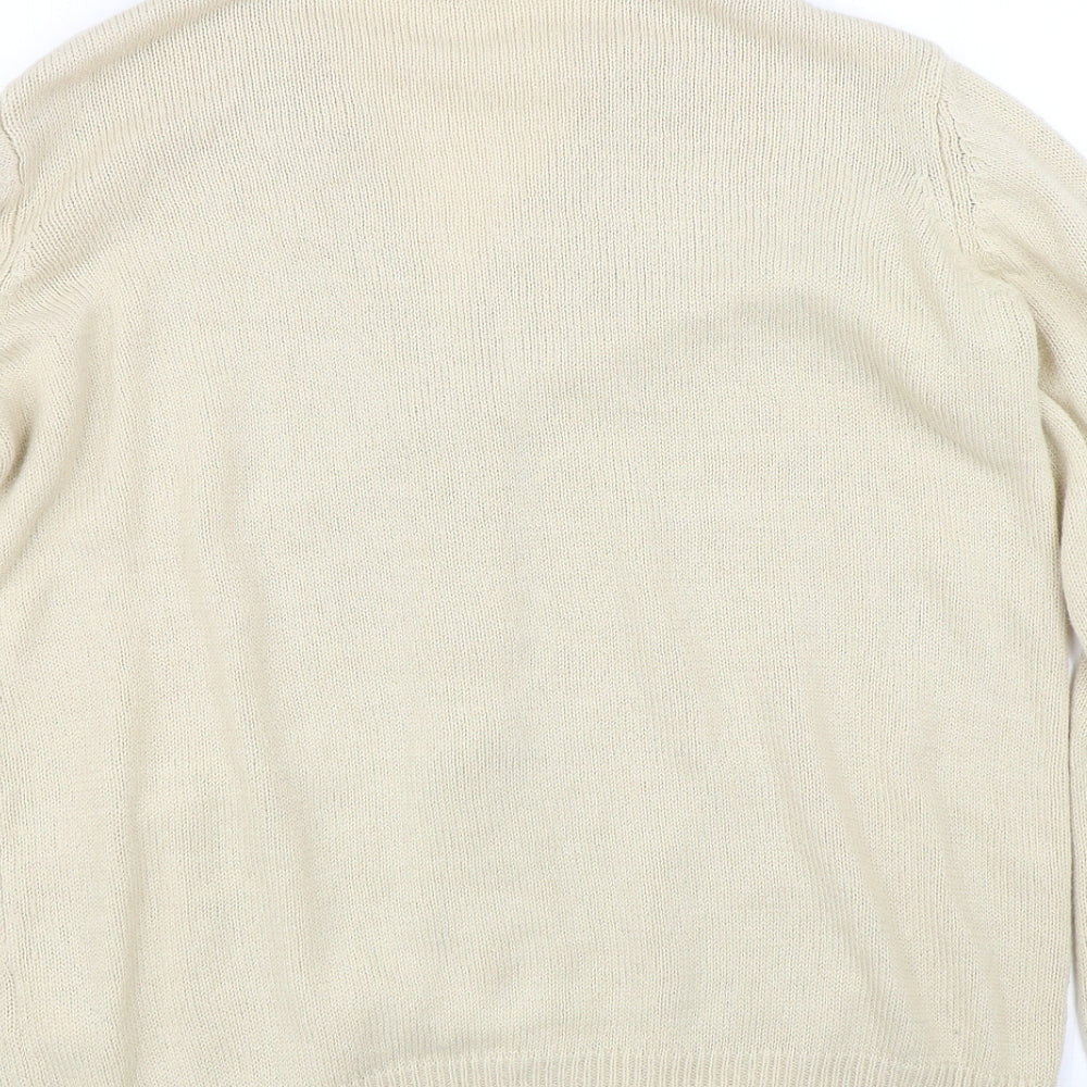 Damart Womens Beige   Cardigan Jumper Size 10