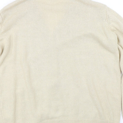 Damart Womens Beige   Cardigan Jumper Size 10