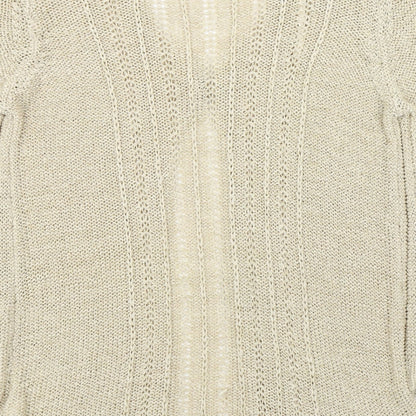 Womens UK Size 12 Originals Beige Cardigan Jumper