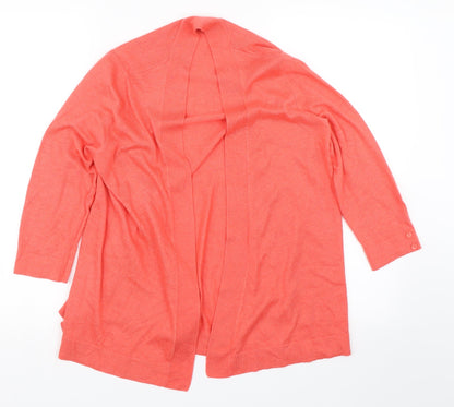 Womens UK Size S Wallis Red Cardigan Jumper