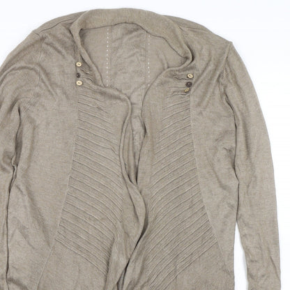 Womens UK Size 16 Per Una Brown Cardigan Jumper