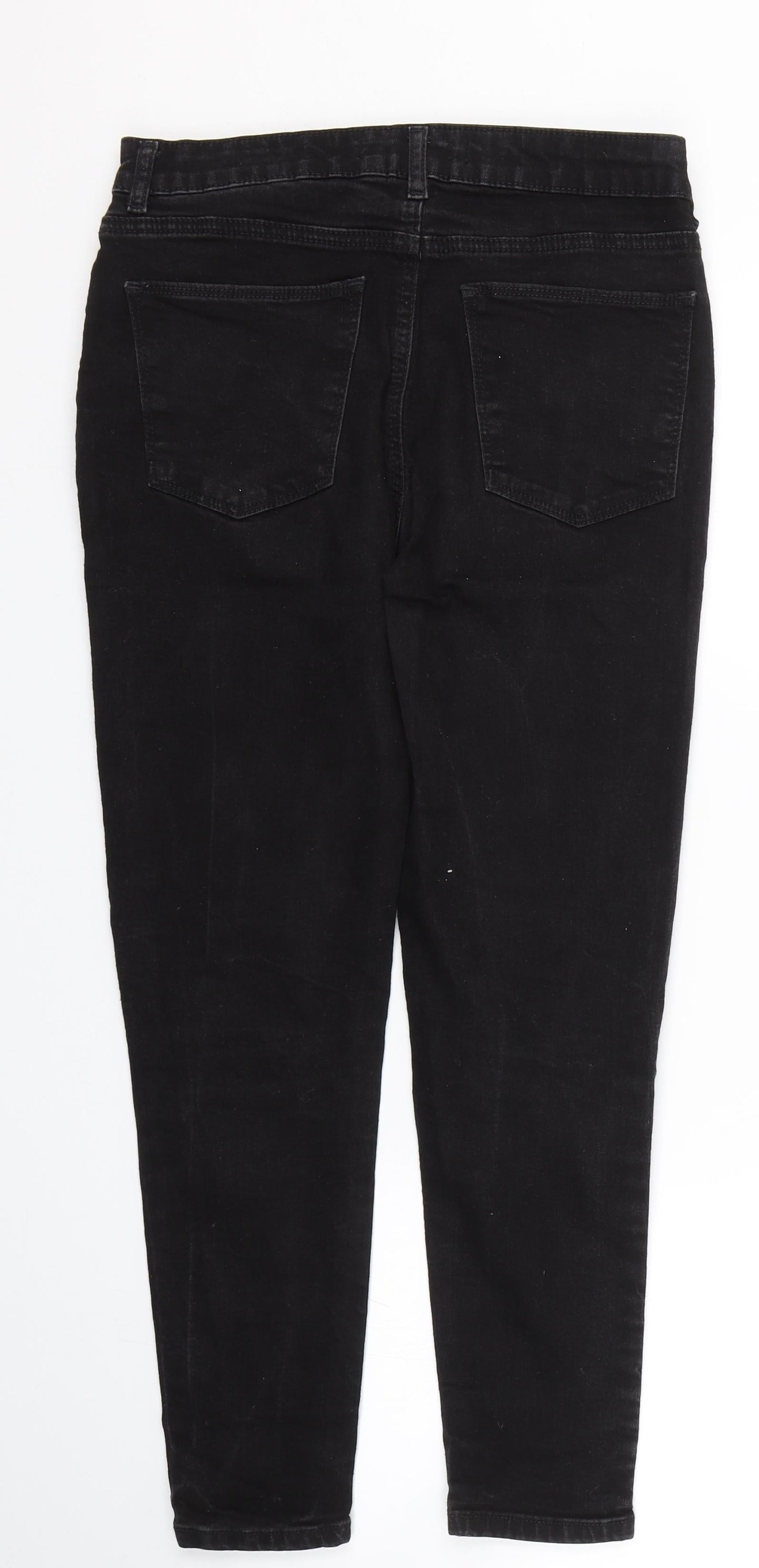 Very Womens Black  Denim Skinny Jeans Size 10 L24.5 in