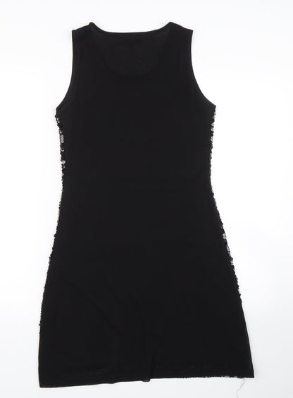 Hoowen Womens Black   Tank Dress  Size 10