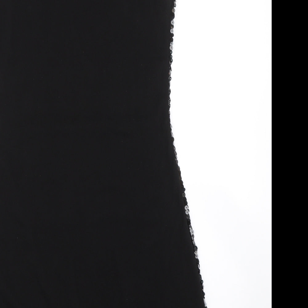 Hoowen Womens Black   Tank Dress  Size 10