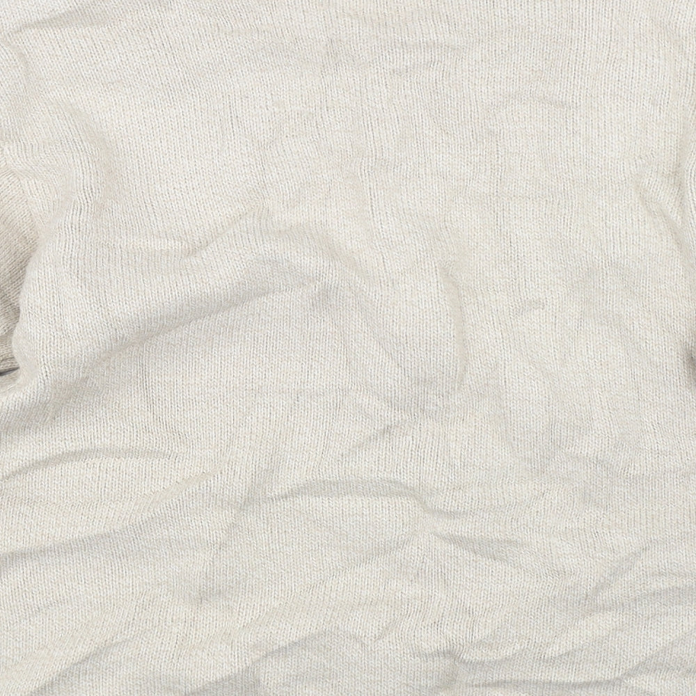 BHS Womens Beige   Full Zip Jumper Size S