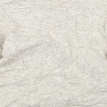 BHS Womens Beige   Full Zip Jumper Size S