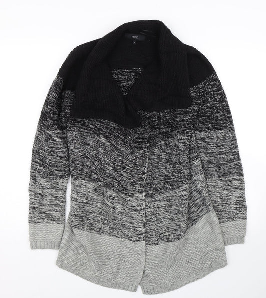Womens UK Size S NEXT Grey Cardigan Jumper