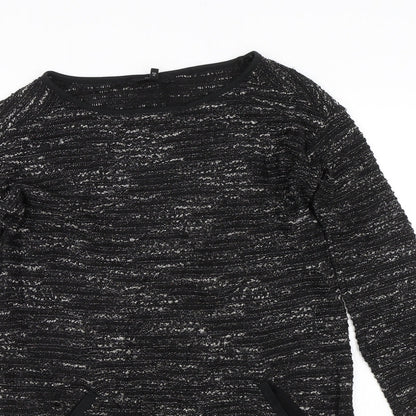 NEXT Womens Black   Jumper Dress  Size 8
