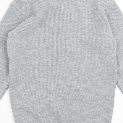 BOOHOO MAN Mens Grey  Knit Pullover Jumper Size S  - breaking bad christmas