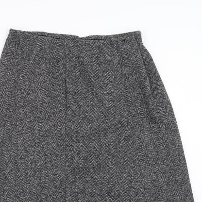 ISLE Womens Grey   A-Line Skirt Size 14