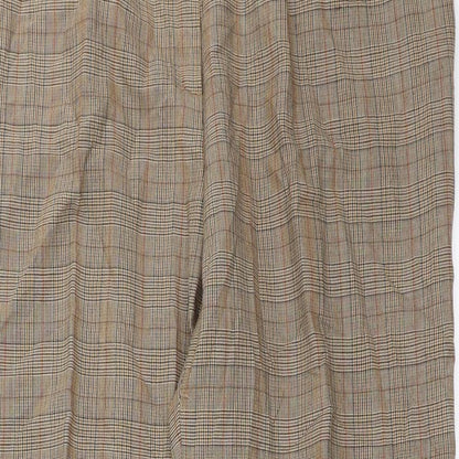 Karting Womens Brown Check  Trousers  Size 34 in L30 in