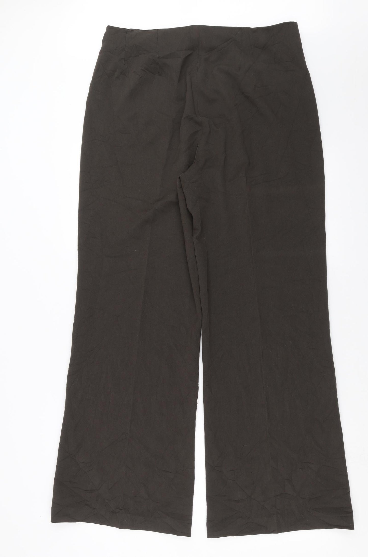 Womens UK Size 16 Emreco Regular Fit  Brown Trousers