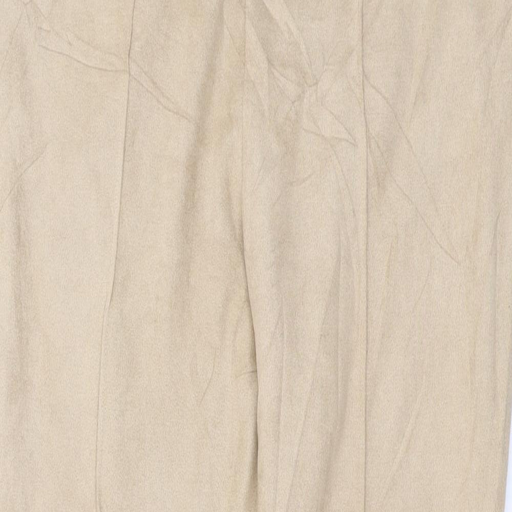 Missguided Womens Beige   Trousers  Size 14 L27 in