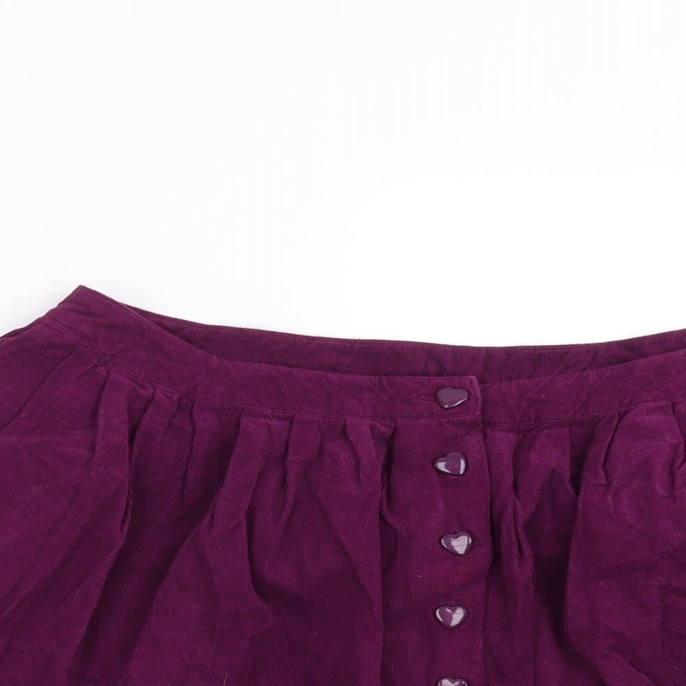 Womens UK Size 10 Topshop A-Line Corduroy Skirt