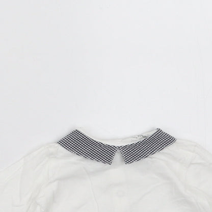 Prenatal Girls White   Basic T-Shirt Size 0-3 Months