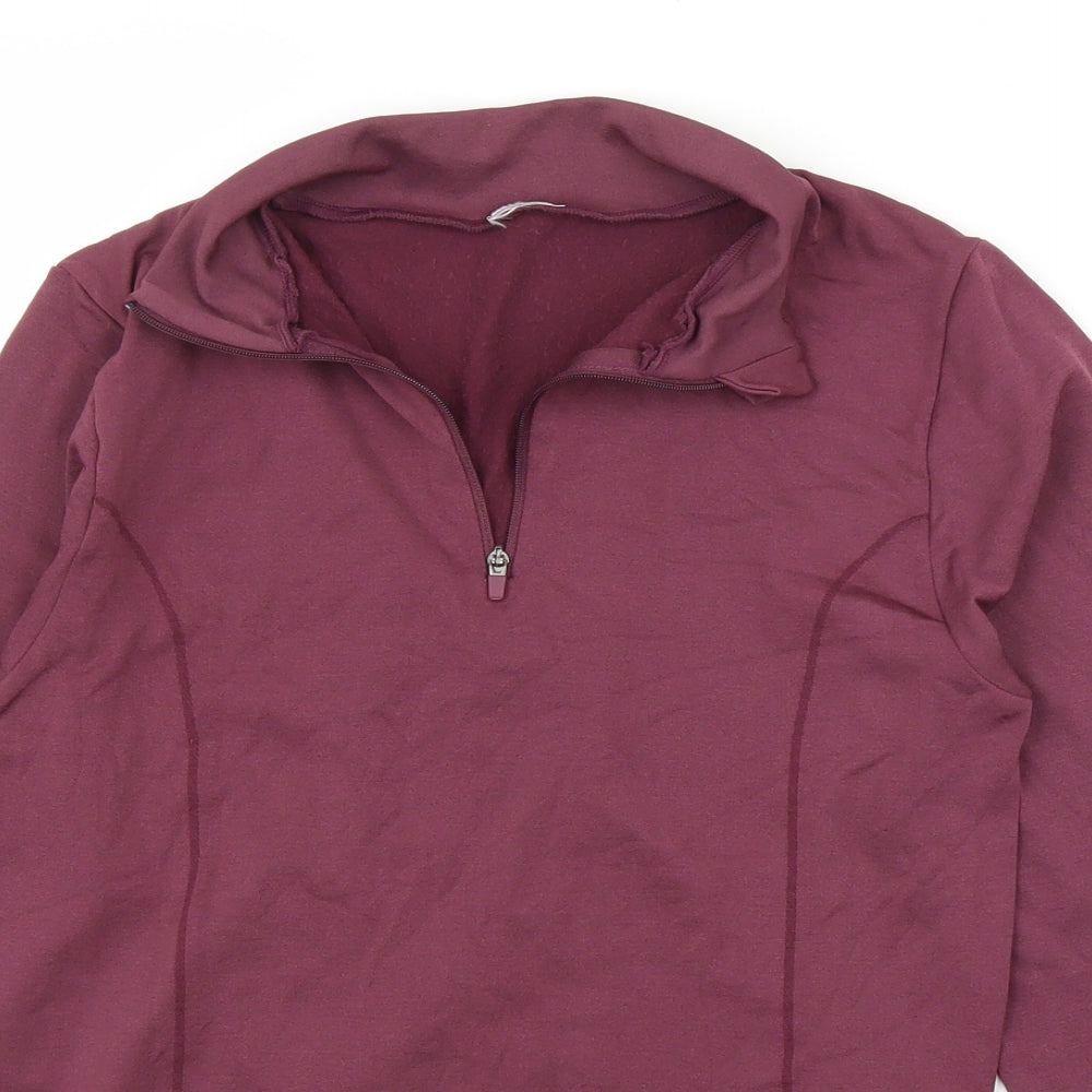 Womens UK Size M Preworn Purple Pullover Jumper