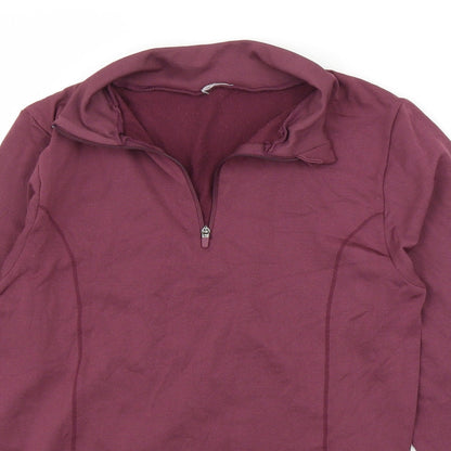 Womens UK Size M Preworn Purple Pullover Jumper