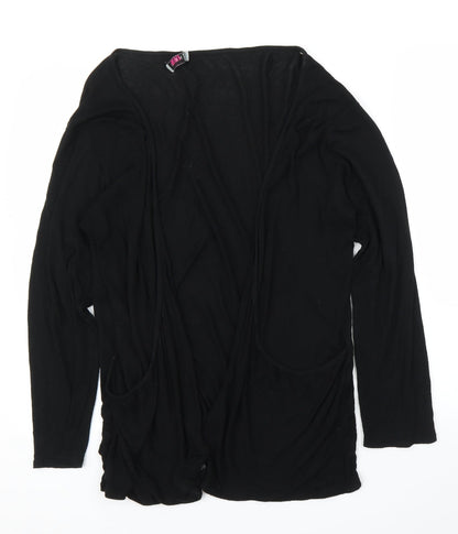 Mega Design Womens Black   Cardigan Jumper Size M