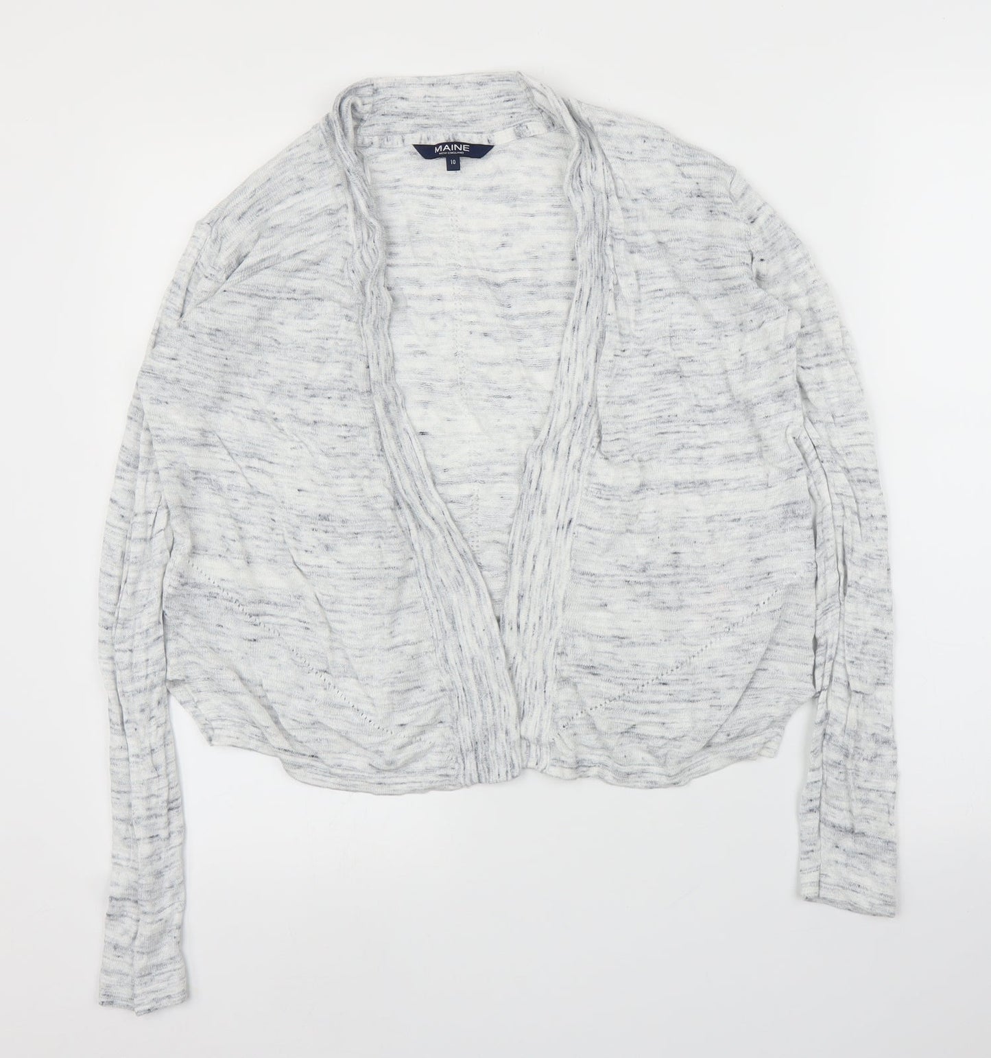 Debenhams Womens Grey   Cardigan Jumper Size 10