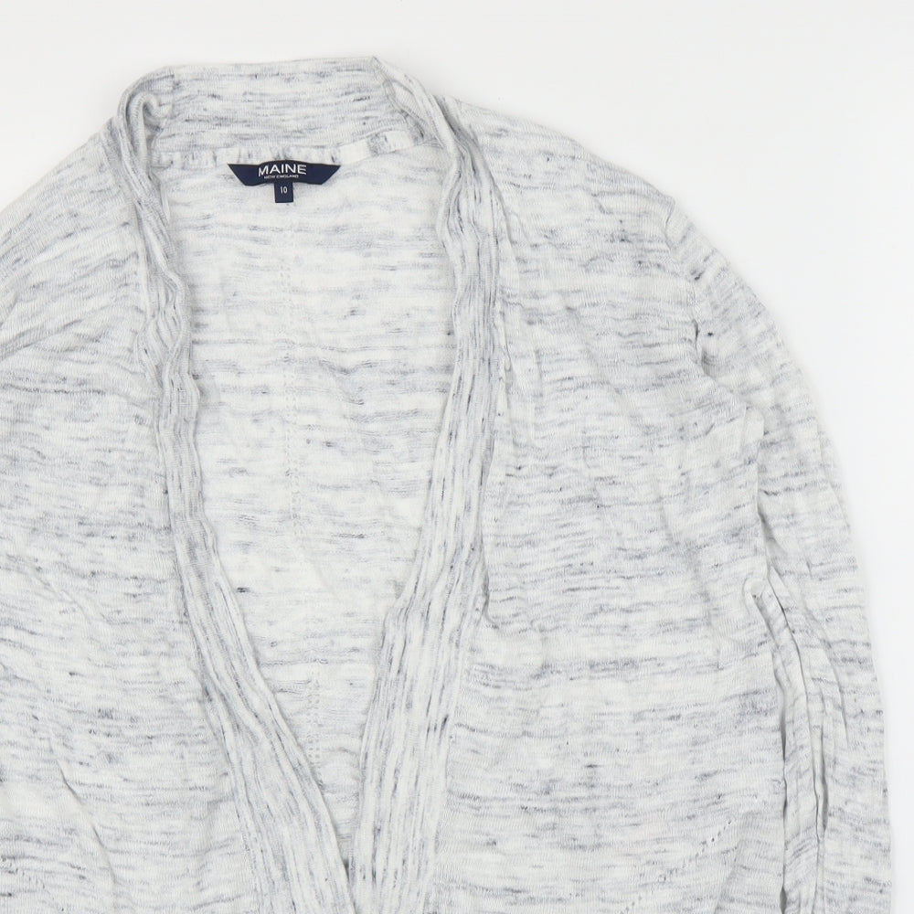 Debenhams Womens Grey   Cardigan Jumper Size 10