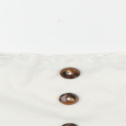 SheIn Girls White   Cropped Blouse Size 7 Years