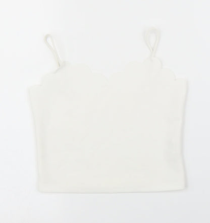SheIn Girls White   Camisole Blouse Size 7 Years