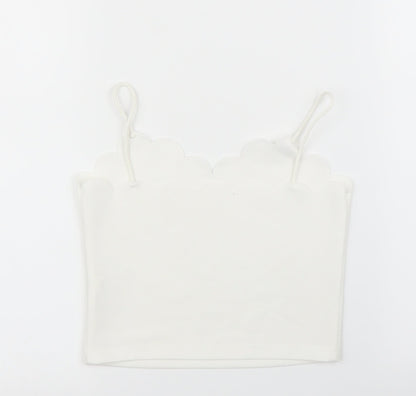 SheIn Girls White   Camisole Blouse Size 7 Years