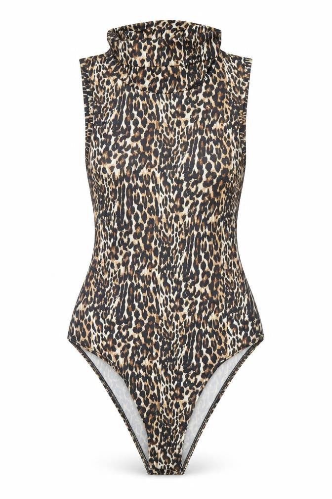 Womens UK Size XS Primark One-Piece Beige Leotard