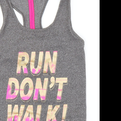 TU Womens Grey   Basic Tank Size 8