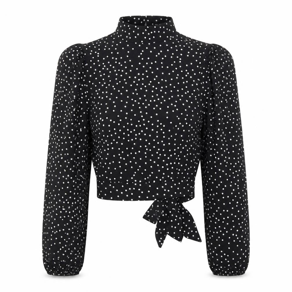 Womens UK Size S SheIn Black Basic Blouse