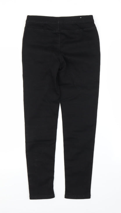 365 Denim Girls Black  Denim Jegging Jeans Size 11 Years